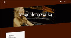 Desktop Screenshot of magdalena-galka.de